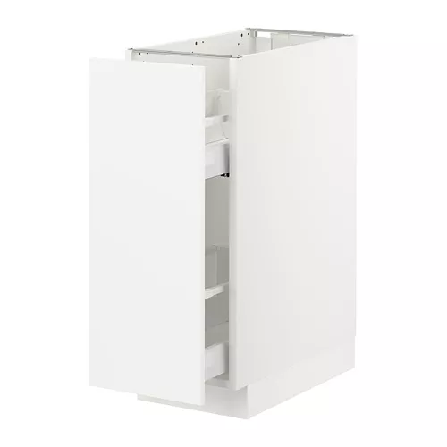 IKEA Puerto Rico - SEKTION base cabinet with pull-out storage, white ...