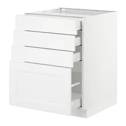 IKEA Puerto Rico - SEKTION base cabinet with 4 drawers, white Maximera ...
