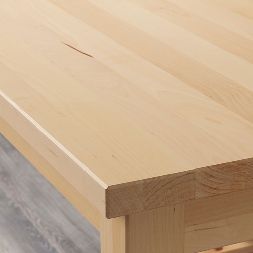 Tablero de madera de abedul suave y ligera, acabado sin costuras, artesanía robusta.