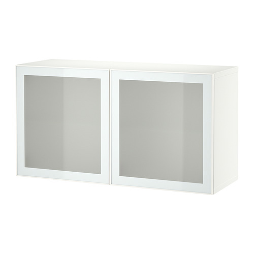 BESTÅ, wall-display cabinet with doors  1 of 4 open dialog