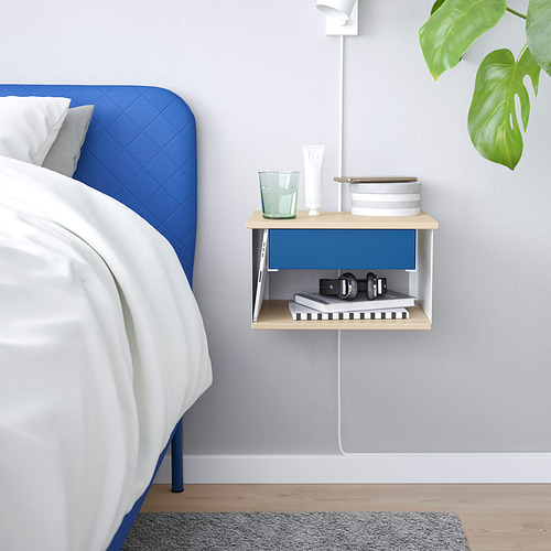 STOMSÖ, wall-mounted bedside table 3 of 11 open dialog