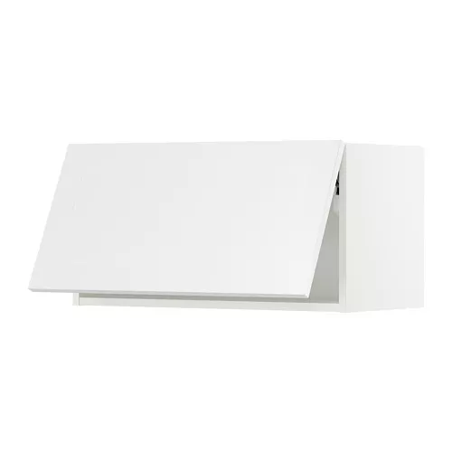 IKEA Puerto Rico - SEKTION wall cabinet horizontal, white/Axstad matt white