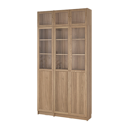 BILLY / OXBERG, display cabinet 1 of 5 open dialog