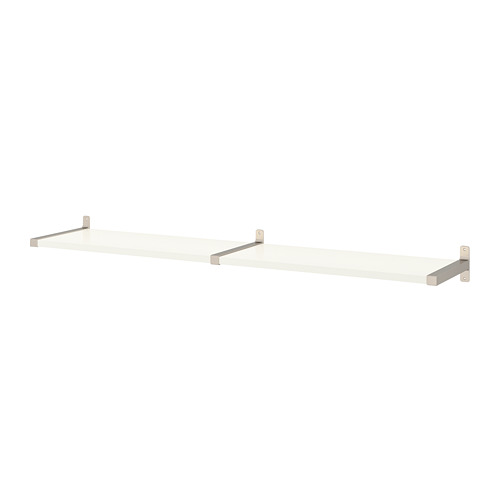 Estantería de pared blanca BERGSHULT, ajustable con soportes granhult.