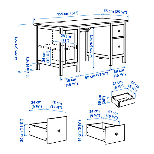 HEMNES, desk 3 of 9 open dialog