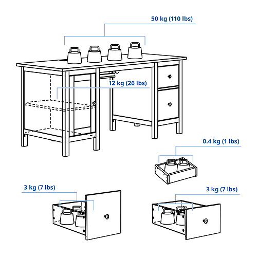 HEMNES, desk 4 of 9 open dialog