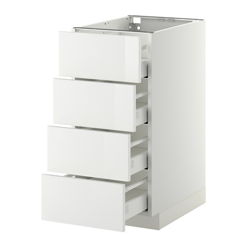 METOD, base cabinet with 4 drawers. 1 of 1 open dialog