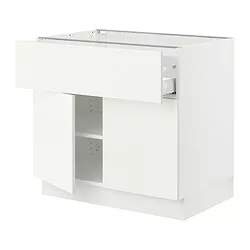 IKEA Puerto Rico - SEKTION base cabinet with drawer/2 doors, white ...