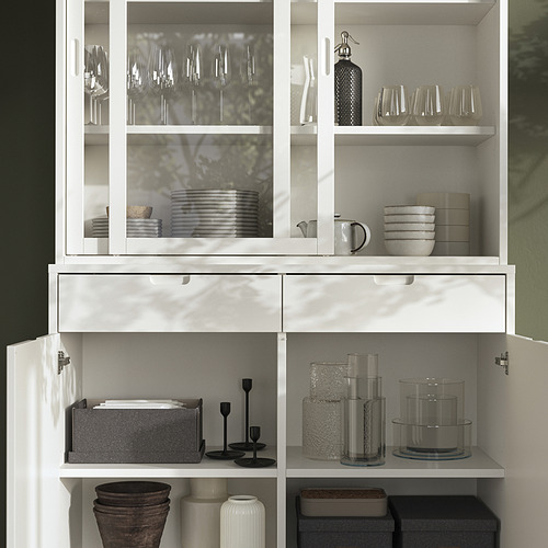 TONSTAD, storage with sliding glass doors 3 of 6 open dialog