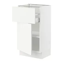 IKEA Puerto Rico - SEKTION base cabinet with drawer/door, white ...