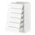 Select colour variation: white Enköping/white wood effect