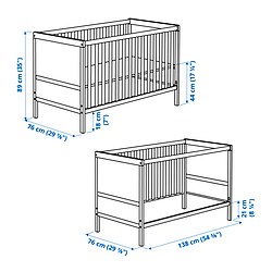 Measurement Illustration - SUNDVIK crib