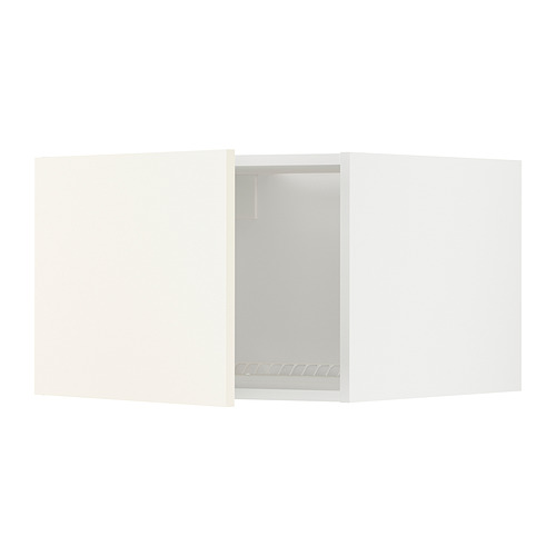 Un mueble de cocina METOD blanco de ikea con un diseño minimalista.