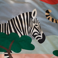 SANDLÖPARE duvet cover and pillowcase(s)