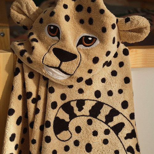SANDLÖPARE towel with hood