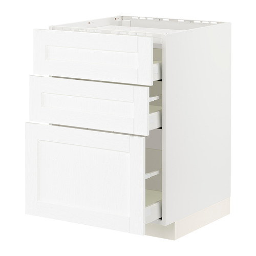 METOD / MAXIMERA, base cab f cktp/3 fronts/3 drawers. 1 of 3 open dialog