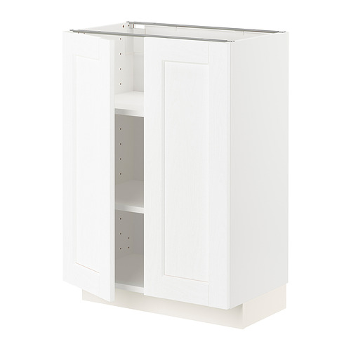 METOD, base cabinet with shelves/2 doors. 1 of 3 open dialog