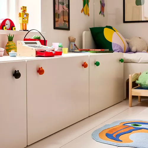 IKEA 2脚目 IKEA Puerto Rico - GREJSIMOJS knob, orange/cat