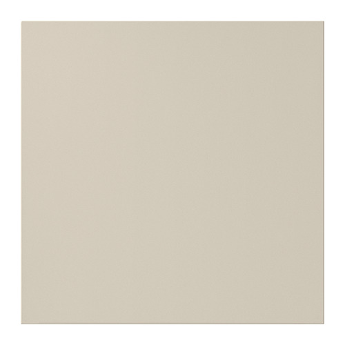 Un mueble HAVSTORP beige de líneas suaves y limpias. Su planta rectangular, hecha de pintura acrílica y tablero de fibra, le da un estilo neutro moderno.