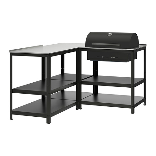 GRILLSKÄR, charcoal grill w kitchen island. 1 of 1 open dialog