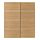 Select colour variation: white/double sided oak effect