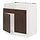 Select colour variation: white/Sinarp brown