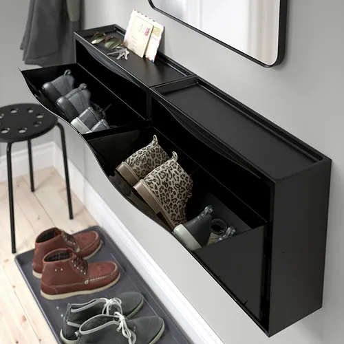 IKEA Mayagüez - TRONES shoe/storage cabinet, black, 20 1/2 