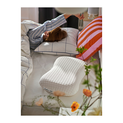 NORDSTÅLÖRT, almohada ergonómica, de lado/boca arriba 7 de 8 open dialog