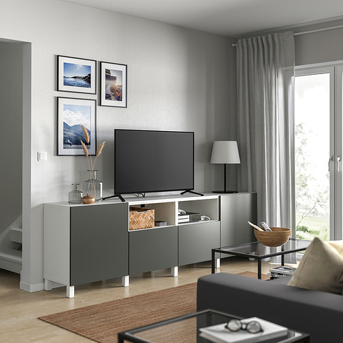 BESTÅ, banco para TV+puertas+cajones 8 de 8 open dialog