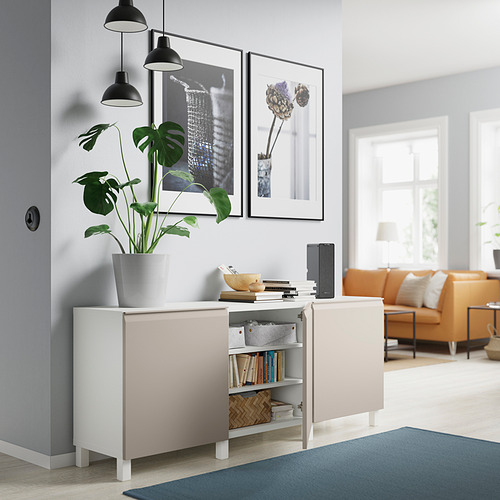 BESTÅ, sideboard with doors 2 of 6 open dialog