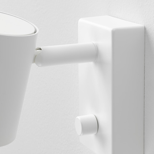 Lámpara de pared ajustable moderna blanca con diseño elegante