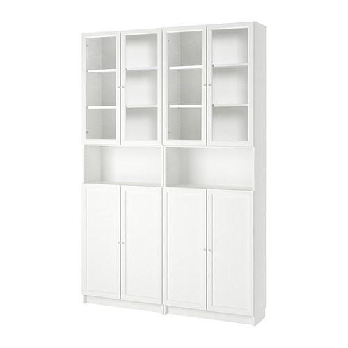 BILLY / OXBERG, bookcase+height extension & doors. 1 of 6 open dialog