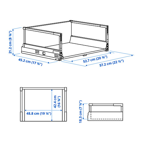MAXIMERA, drawer, high 2 of 3 open dialog