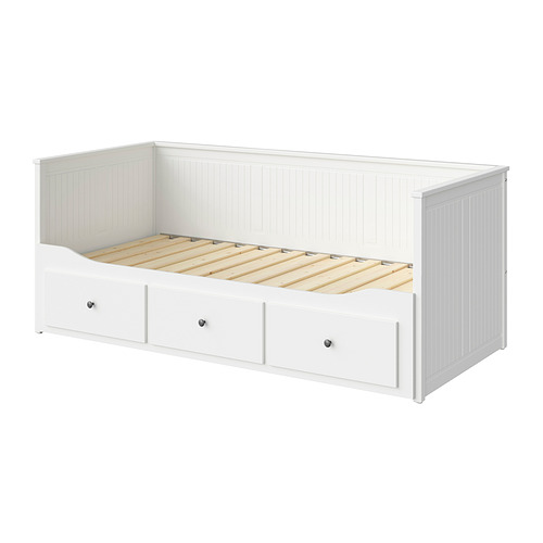 HEMNES, day-bed frame Twin with 3 drawers, without mattress 1 of 9 open dialog