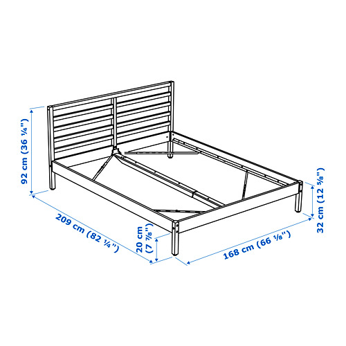 TARVA, bed frame. 3 of 3 open dialog