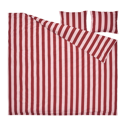SLÅNHÖSTMAL, Duvet cover for double bed and pillowcase(s). 2 of 2 open dialog