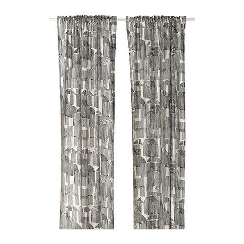 TEMPELFLY, curtains, 1 pair. 1 of 6 open dialog