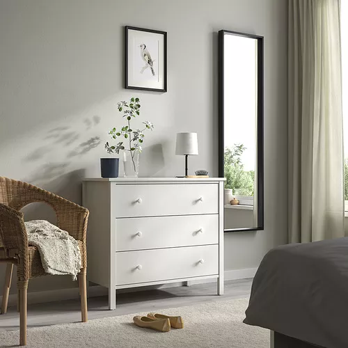 IKEA Puerto Rico - KILBERGET chest, vertical, 3-drawer, white