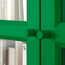 Measurement Illustration - BILLY bookcase with glass doors
