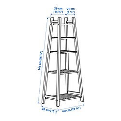 Measurement Illustration - STOREDAMM shelf unit