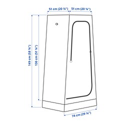 Ilustración de medidas - VUKU closet