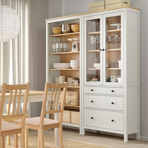 HEMNES, comb almacenamiento+puertas/cajones. 4 de 6 abrir diálogo