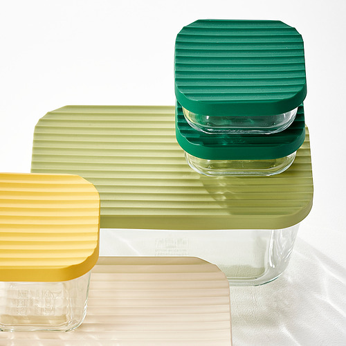 HAVSTOBIS, food container with lid, set of 5 3 of 7 open dialog