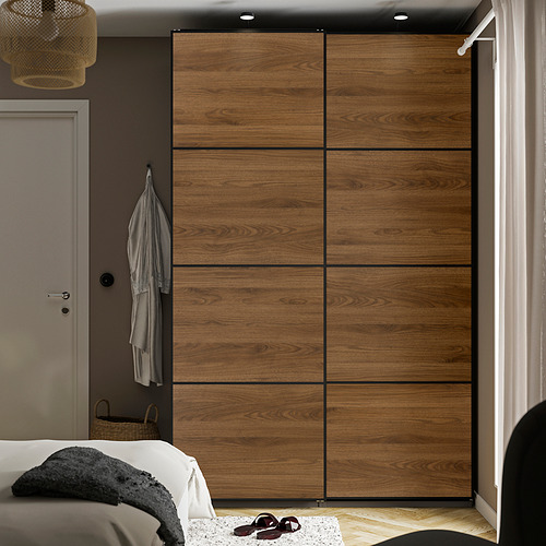 PAX / MEHAMN, wardrobe with sliding doors. 2 of 5 open dialog