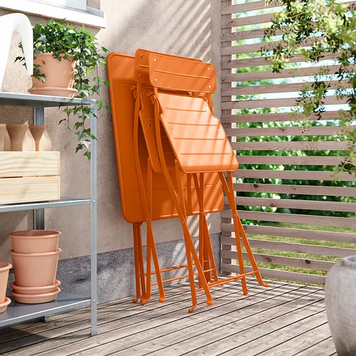 IKEA Puerto Rico - SUNDSÖ table and 2 folding chairs, outdoor