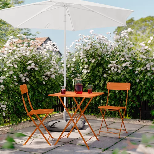 IKEA Puerto Rico - SUNDSÖ table and 2 folding chairs, outdoor