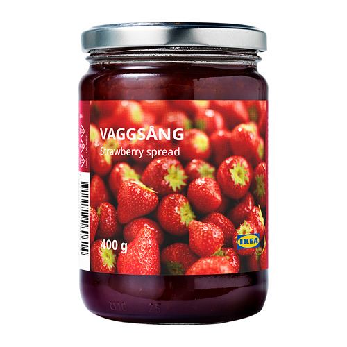 VAGGSÅNG, strawberry spread. 1 of 3 open dialog