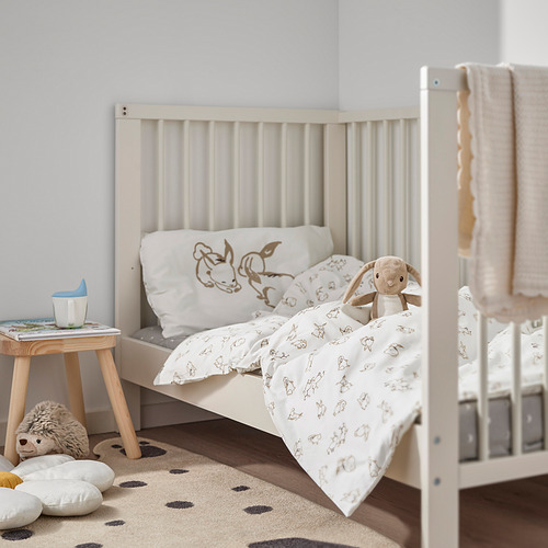 RÖDHAKE, duvet cover 1 pillowcase f crib 2 of 6 open dialog