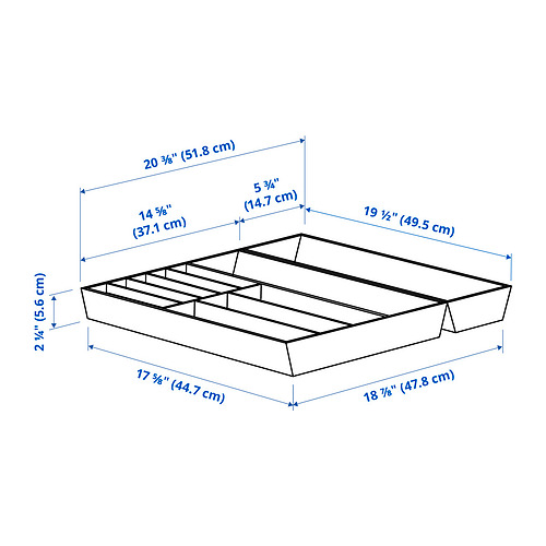 UPPDATERA, flatware tray/utensil tray. 2 of 2 open dialog