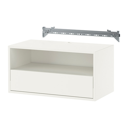 EKET, wall mounted media shelf w rail 1 of 9 open dialog